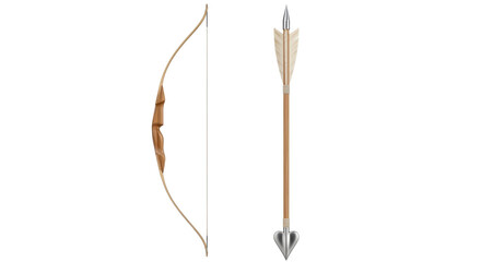 Isolated Bow and Arrow