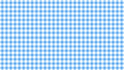 Blue gingham fabric background Vector