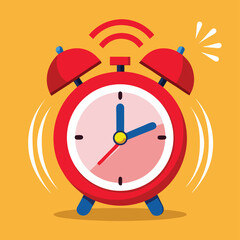 alarm clock vector illustration