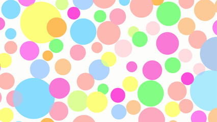 Color polka dots pattern, Colorful polka dot background white background
