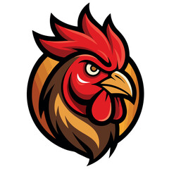 design logo icon illustration mascot rooster