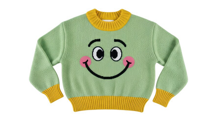 Isolated Smiley Face Sweater