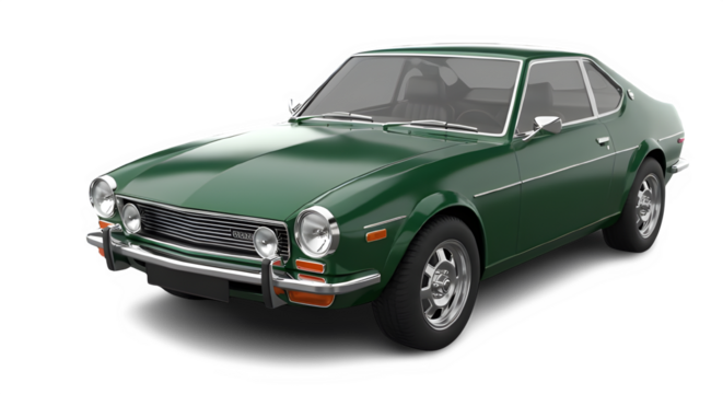 Classic Retro Coupe Neo-Vintage Style