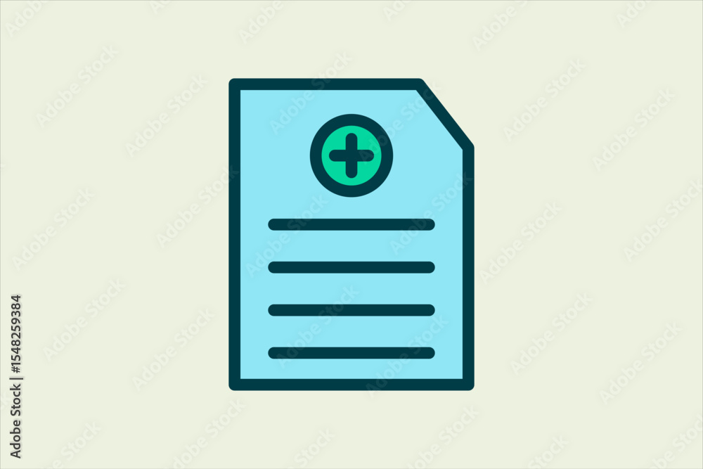 Poster Add Document icon. icon related to UI elements. suitable for web site, app, user interfaces,element, printable etc. flat line icon style. simple vector design editable