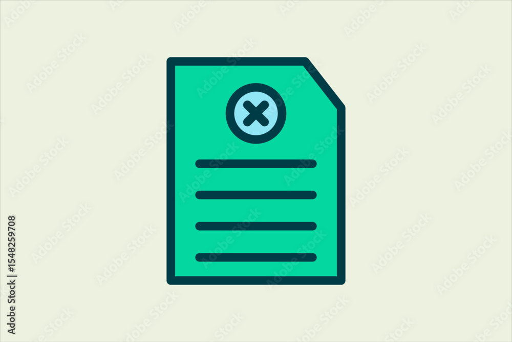 Poster delete document icon. icon related to ui elements. suitable for web site, app, user interfaces,eleme