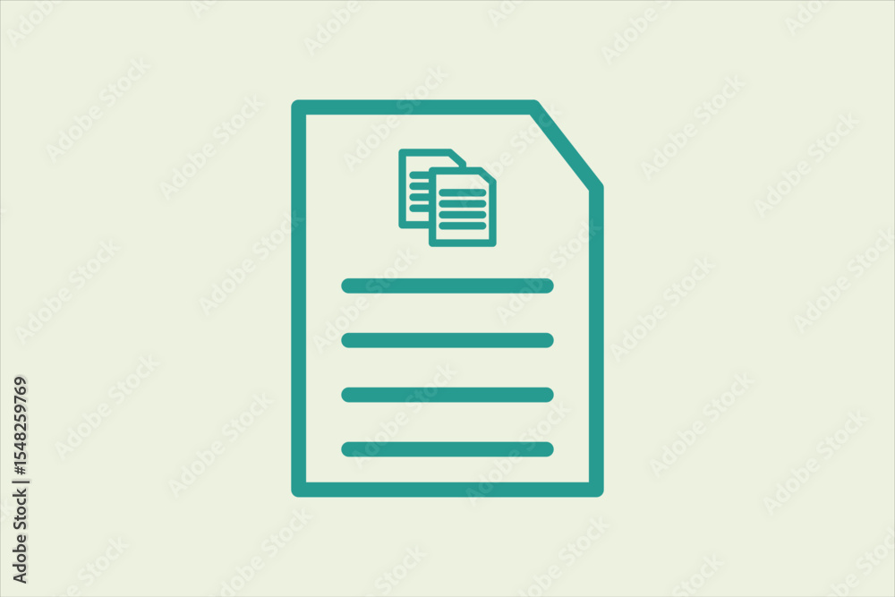 Poster copy document icon. icon related to ui elements. suitable for web site, app, user interfaces,element