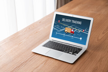 Delivery tracking system for e-commerce and modish online business to timely goods transportation...
