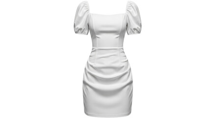 Isolated White Dress