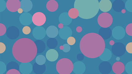 Seamless polka dots pattern