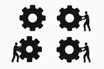 Teamwork, Collaboration, and Gears  A Visual Representation of Cooperative Effort