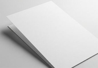 blank notebook on white background