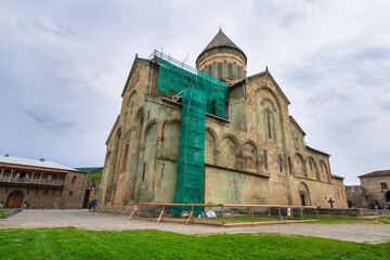 Fototapeta premium Ancient Svetitskhoveli Orthodox Cathedral, Mtskheta, Georgia