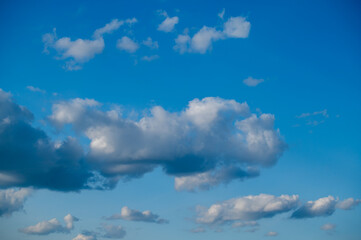 blue sky with clouds