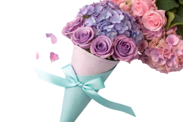 Award Medal with Orange Star and Blue Ribbon Achievement Symbol