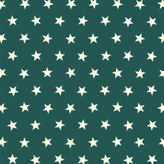 Vintage star pattern vector. Repeat star background. Pattern on dark background. Design template - can be used for wrapping paper, greeting cards, Halloween, vintage template, old designs.
