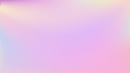 Light pink blue gradient iridescent background. Rainbow colored