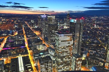 Frankfurt, abends