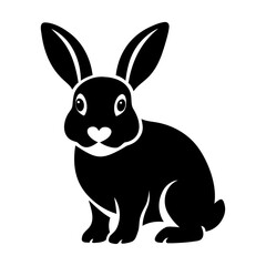 Rabbit bunny animal vector icon design