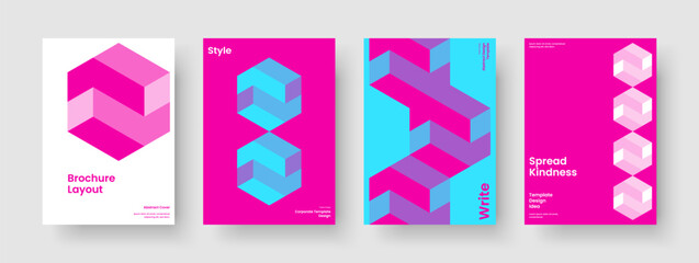 Isolated Book Cover Layout. Creative Business Presentation Design. Abstract Brochure Template. Report. Background. Banner. Poster. Flyer. Portfolio. Notebook. Magazine. Handbill. Brand Identity