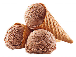 Indulge in Decadence Mouthwatering Chocolate Ice Cream Cones for the Perfect Sweet Treat