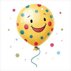 Balloons vector illustration ,Bubbles in the Sky,birthday balloon