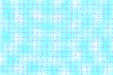 Red spotted droplets paint on azure backdrop for decoration