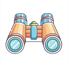 Whimsical Cartoon Binoculars with Retro Design, Perfect for Exploration and Discovery