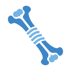 vector illustration of a dog bone
