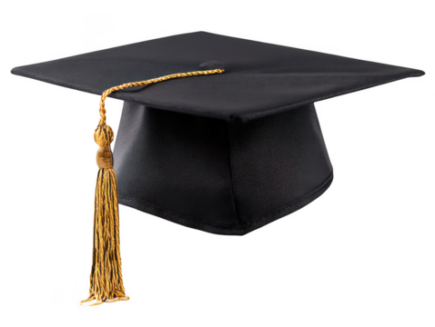 Graduation Cap Symbolizing Academic Achievement and Success, a classic academic symbol of completion, education and milestone achievements.