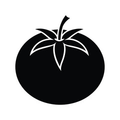 black and white tomato