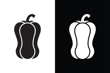 Black pepper icon vector on White Background ,Vector Art Illustration on white background.