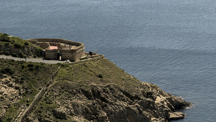 Historic coastal fortress of Desnarigado with panoramic sea view