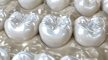 3d rendering of healthy teeth and treatments for optimal dental care and hygiene