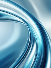 Blue wave curved lines for presentations, illustration of articles and publications on technological trends and innovations, covers of technological magazines. Light arc in blue colors