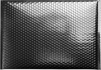 metallic bubble mailer. sobre metálico con burbujas. PNG