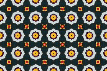 Seamless Design Luxury Tile Wallpaper Graphic Fabric Endless Interior Visual Symmetric Art Perspective Textile Shape Geometric Fashion Template Texture Background Digital Cloth Decoration Pattern.