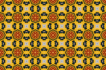 Seamless Wallpaper Texture Perspective Background Graphic Tile Endless Cloth Textile Fabric Fashion Design Symmetric Digital Template Luxury Art Geometric Decoration Visual Shape Interior Pattern.