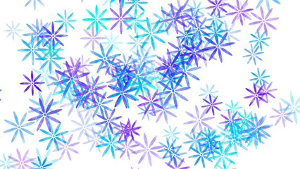 Floral pattern on a dark field