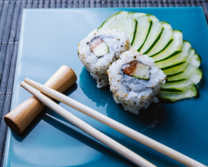 Assorted Japanese Cuisine – Shimeji, Temaki, Salmon, Hot Rolls, and More
