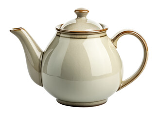 Fototapeta premium Tea pot PNG ceramic teapot PNG hot drink container PNG kitchenware PNG transparent background image
