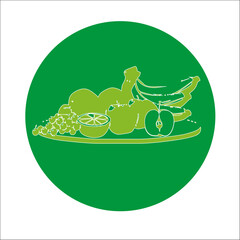 ALIMENTOS COMIDA FRUTAS PAN VERDURAS ECOLOGICO