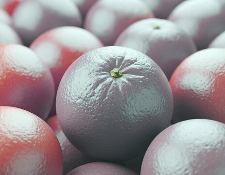In a hidden orchard, a purple orange defies nature. A unique fruit, symbol of mystery and innovation, ready to amaze with an extraordinary taste.