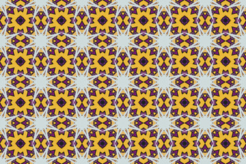 Seamless Wallpaper Texture Perspective Background Graphic Tile Endless Cloth Textile Fabric Fashion Design Symmetric Digital Template Luxury Art Geometric Decoration Visual Shape Interior Pattern.