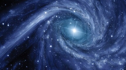 Obraz premium Exploring the Wonders of the Cosmos With Captivating Galaxy Formations at Night