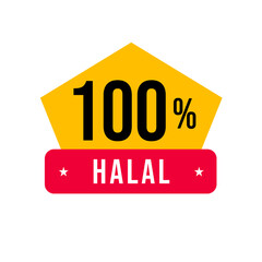 100% halal tag png, certified halal badge png, secure food label png