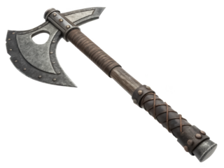 War tactical axe isolated PNG military tool PNG soldier axe PNG combat hatchet PNG tactical axe PNG survival tool PNG outdoor chopping tool PNG military gear PNG transparent background image