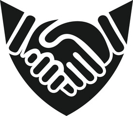 Business Partnership Handshake Logo