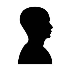 Discover the perfect head silhouette vector graphic for your design projects and artwork needs