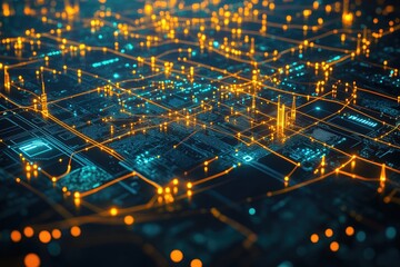 Abstract digital cityscape (1)