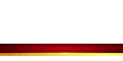Red Floral Lower third on a Transparent Background